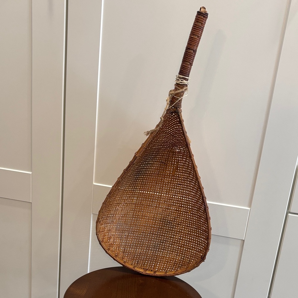 Vintage Woven Basket Wall Decor